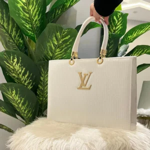 Crysta Luxe White Tote