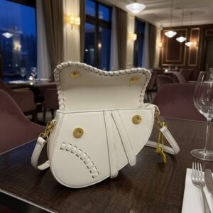 Urban PU Leather Shoulder Bag, Solid Color Saddle